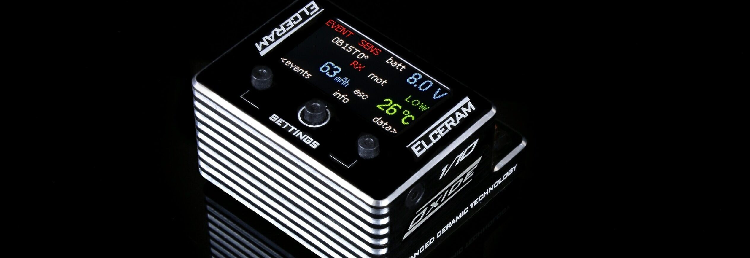 ELCERAM Oxide 1/10 G2 ESC, studio photo
